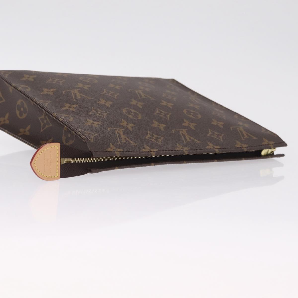 LOUIS VUITTON Monogram Trio Posh Toilette Clutch Bag M47195 LV Auth gh2459SAM