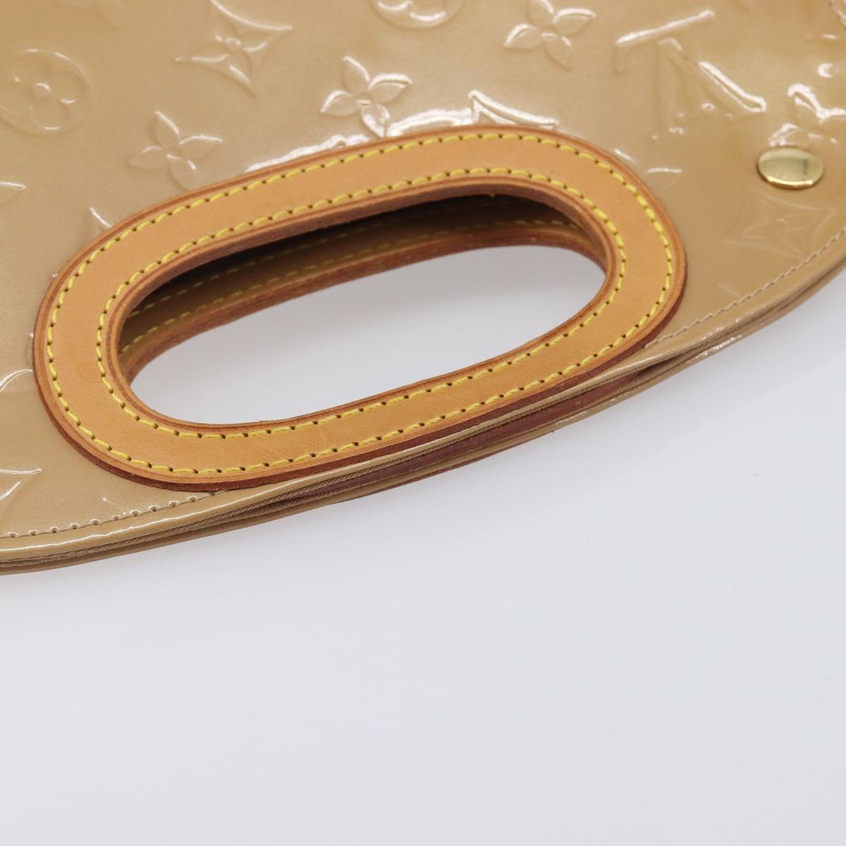 LOUIS VUITTON Monogram Vernis Maple drive Hand Bag Noisette M91376 Auth gh2464V