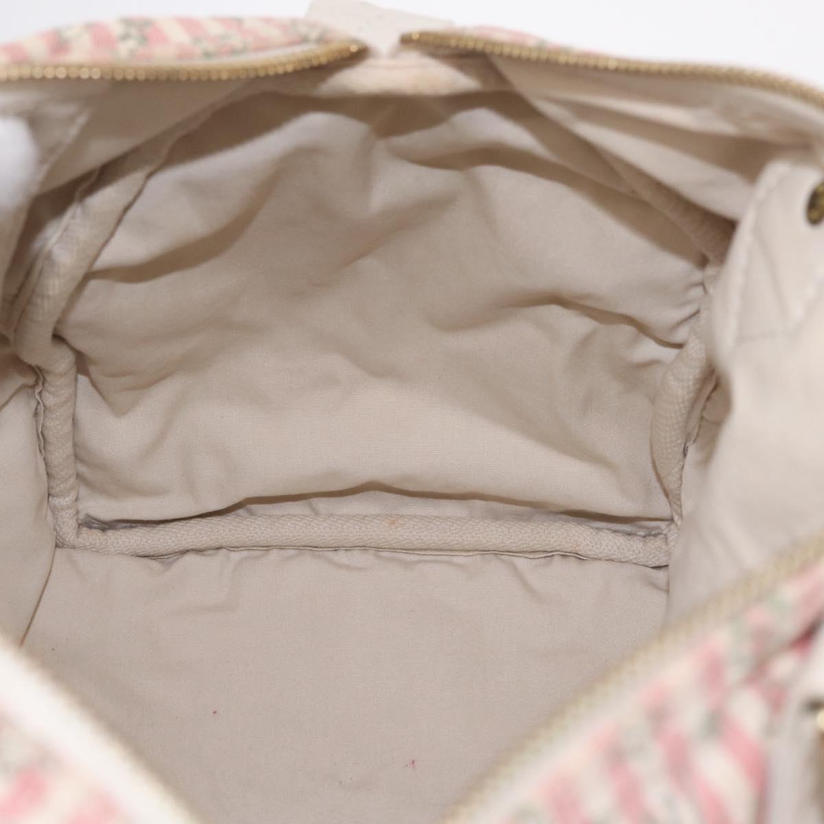 LOUIS VUITTON Monogram Mini Lin Croisette Speedy 30 Bag Pink M95501 Auth gh2476