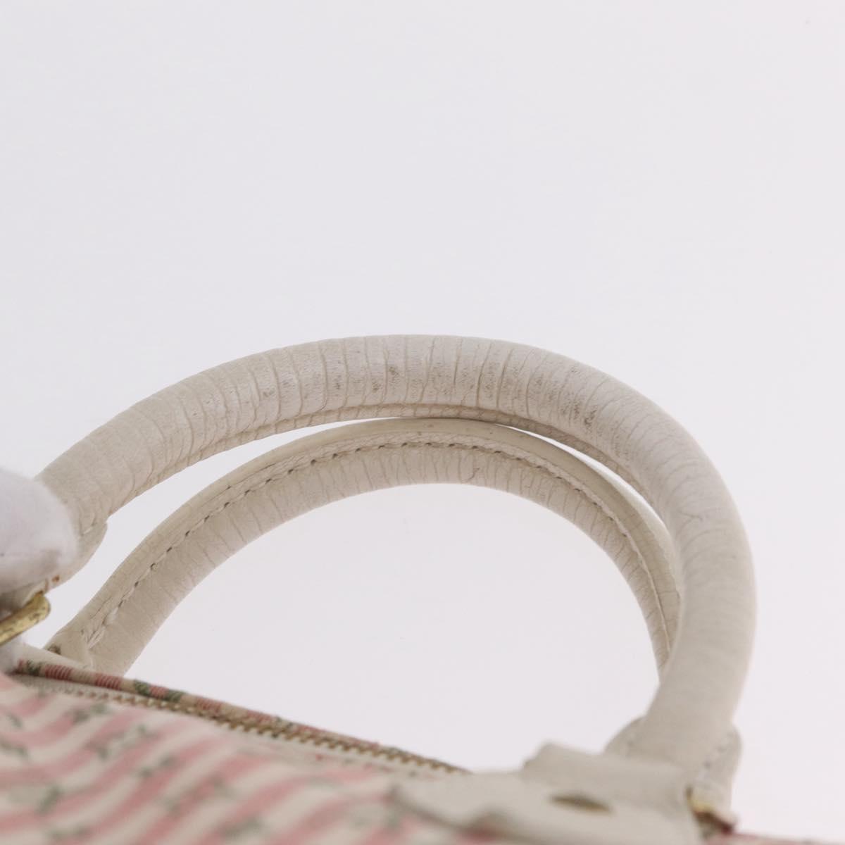 LOUIS VUITTON Monogram Mini Lin Croisette Speedy 30 Bag Pink M95501 Auth gh2476