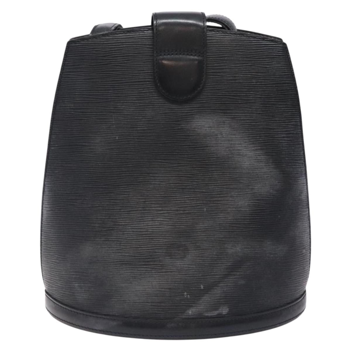 LOUIS VUITTON Epi Cluny Shoulder Bag Black M52252 LV Auth gh354