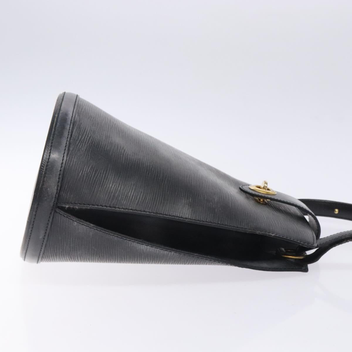 LOUIS VUITTON Epi Cluny Shoulder Bag Black M52252 LV Auth gh354