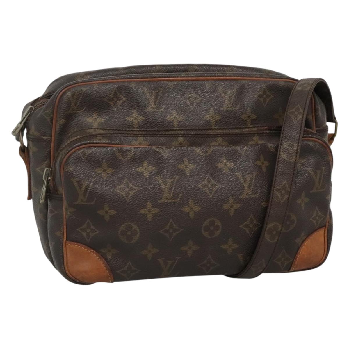 LOUIS VUITTON Monogram Nile Shoulder Bag M45244 LV Auth gh372