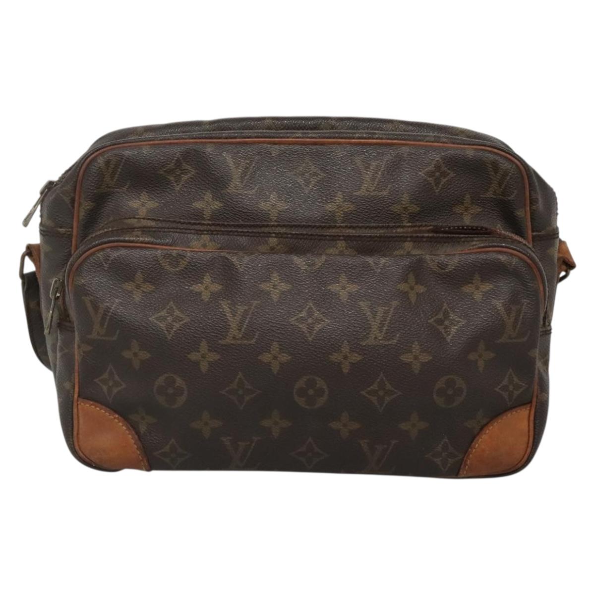 LOUIS VUITTON Monogram Nile Shoulder Bag M45244 LV Auth gh372