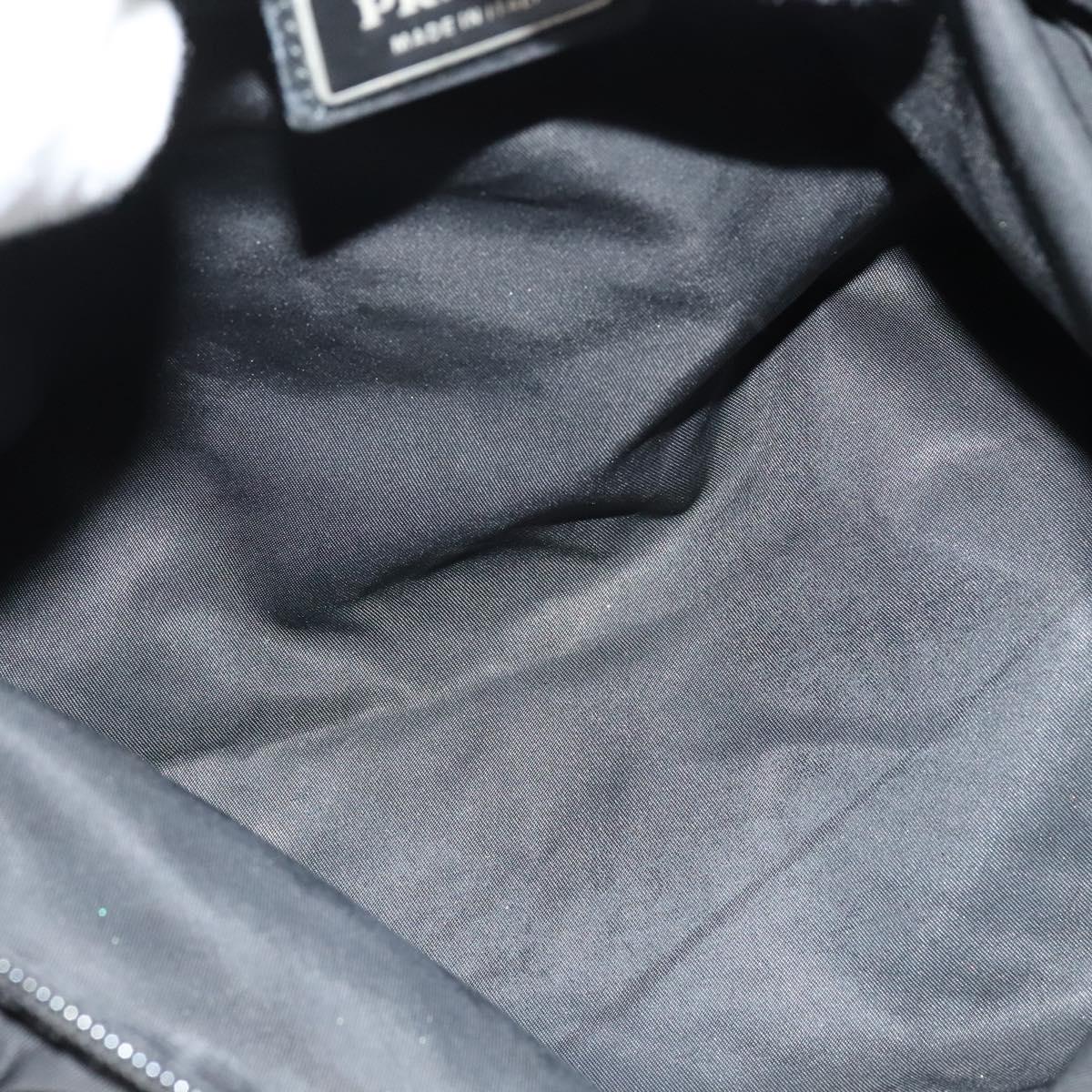 PRADA Shoulder Bag Nylon Black Auth gh414