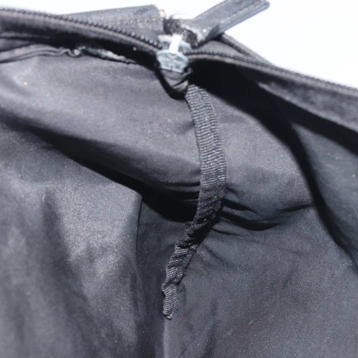 PRADA Shoulder Bag Nylon Black Auth gh414