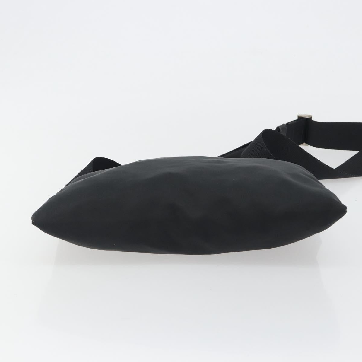 PRADA Shoulder Bag Nylon Black Auth gh414