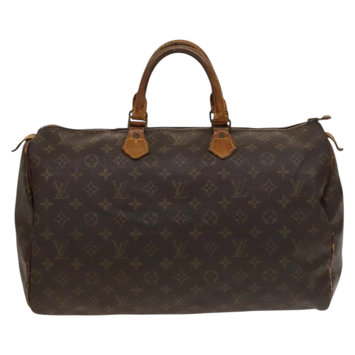 LOUIS VUITTON Monogram Speedy 40 Hand Bag M41522 LV Auth gh429