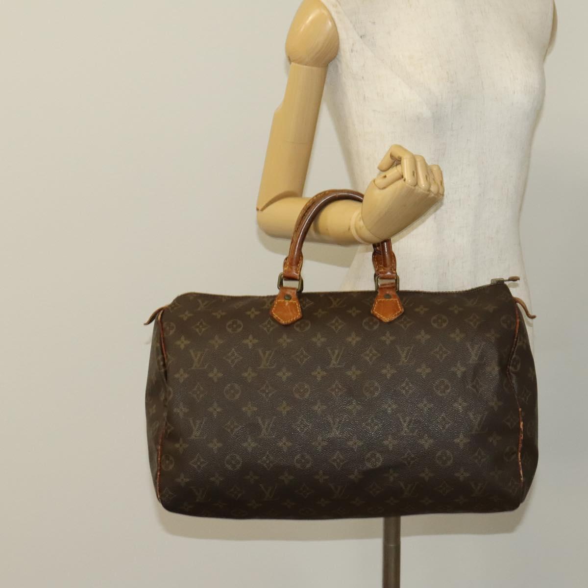 LOUIS VUITTON Monogram Speedy 40 Hand Bag M41522 LV Auth gh429