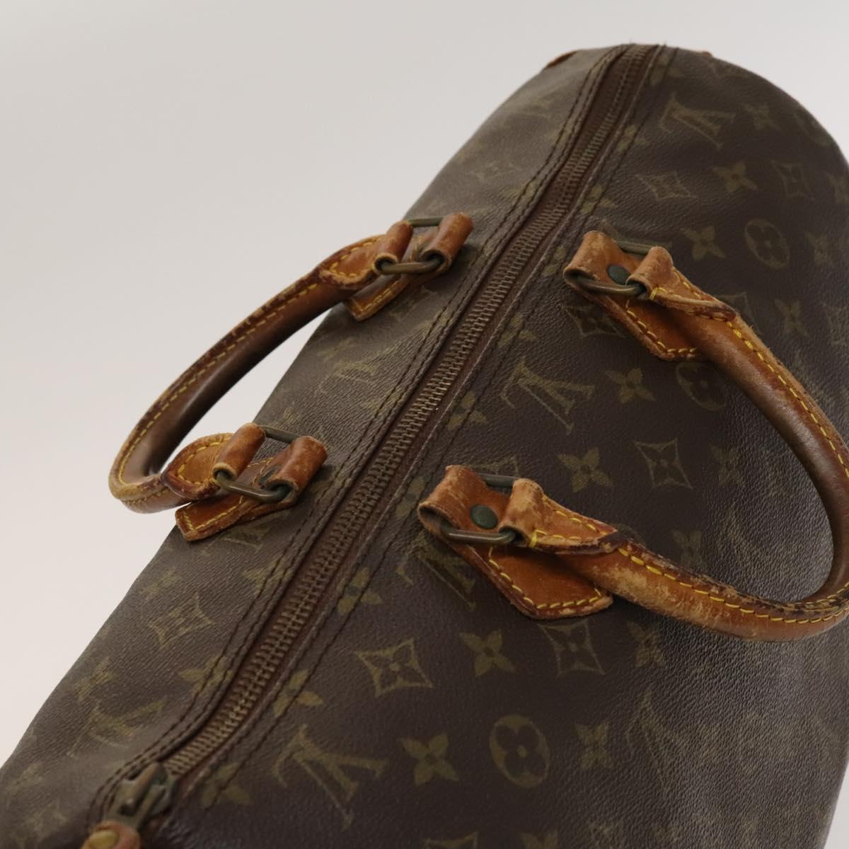 LOUIS VUITTON Monogram Speedy 40 Hand Bag M41522 LV Auth gh429