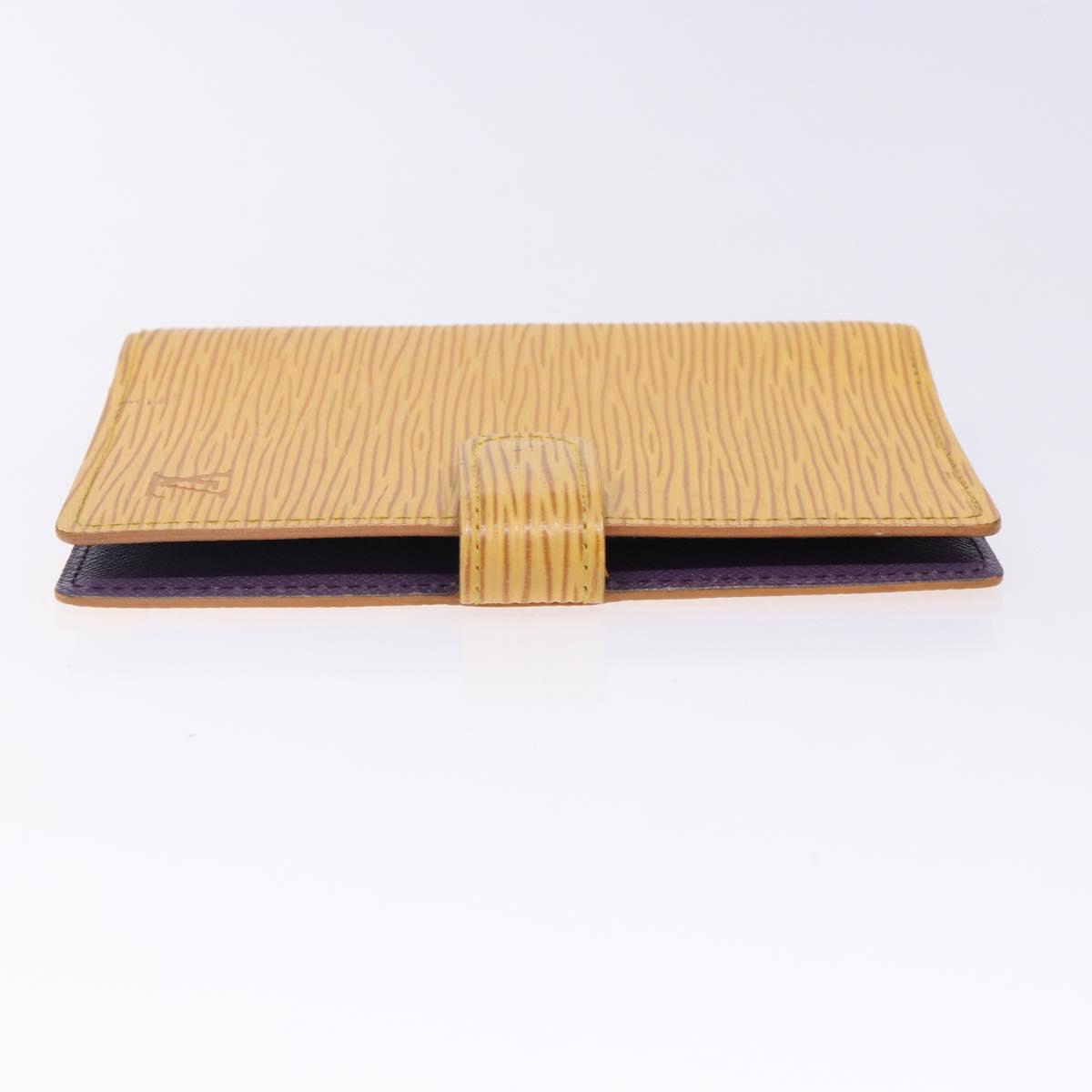 LOUIS VUITTON Epi Agenda PM Day Planner Cover Yellow R20059 LV Auth gh439