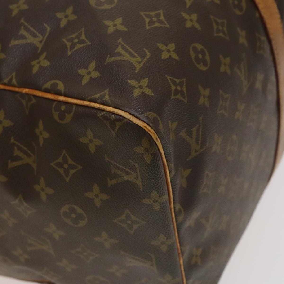 LOUIS VUITTON Monogram Sac Spool 55 Boston Bag M41622 LV Auth gh445