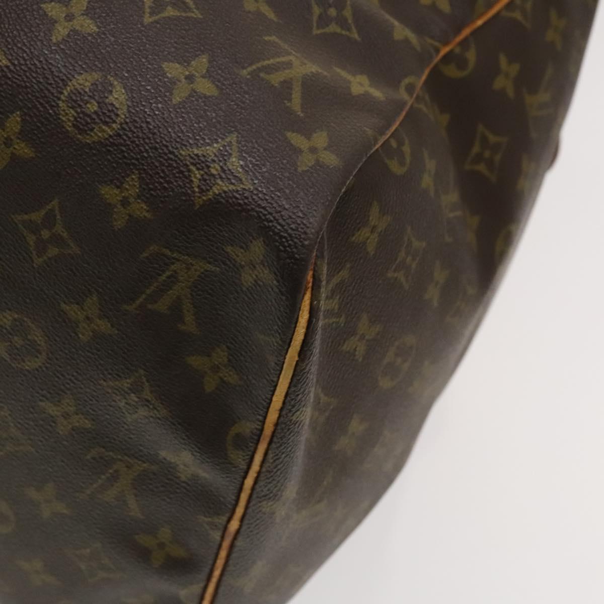 LOUIS VUITTON Monogram Sac Spool 55 Boston Bag M41622 LV Auth gh445