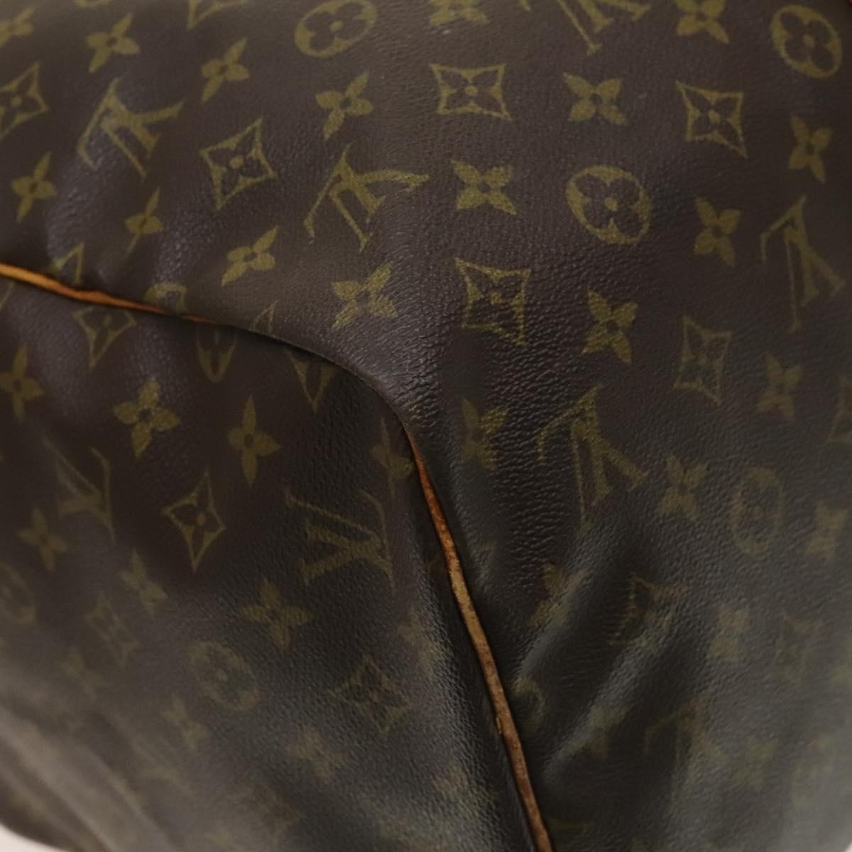 LOUIS VUITTON Monogram Sac Spool 55 Boston Bag M41622 LV Auth gh445