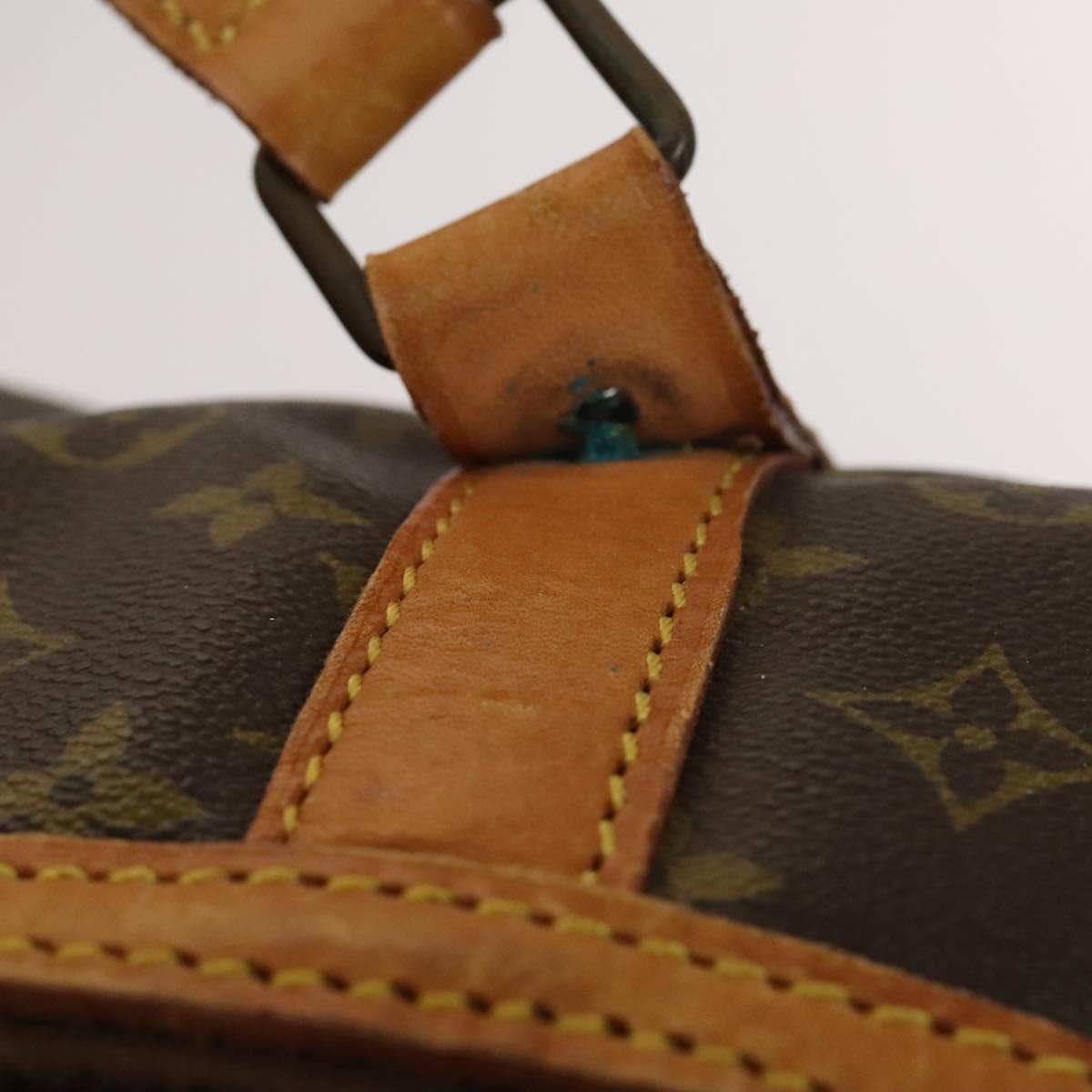 LOUIS VUITTON Monogram Sac Spool 55 Boston Bag M41622 LV Auth gh445