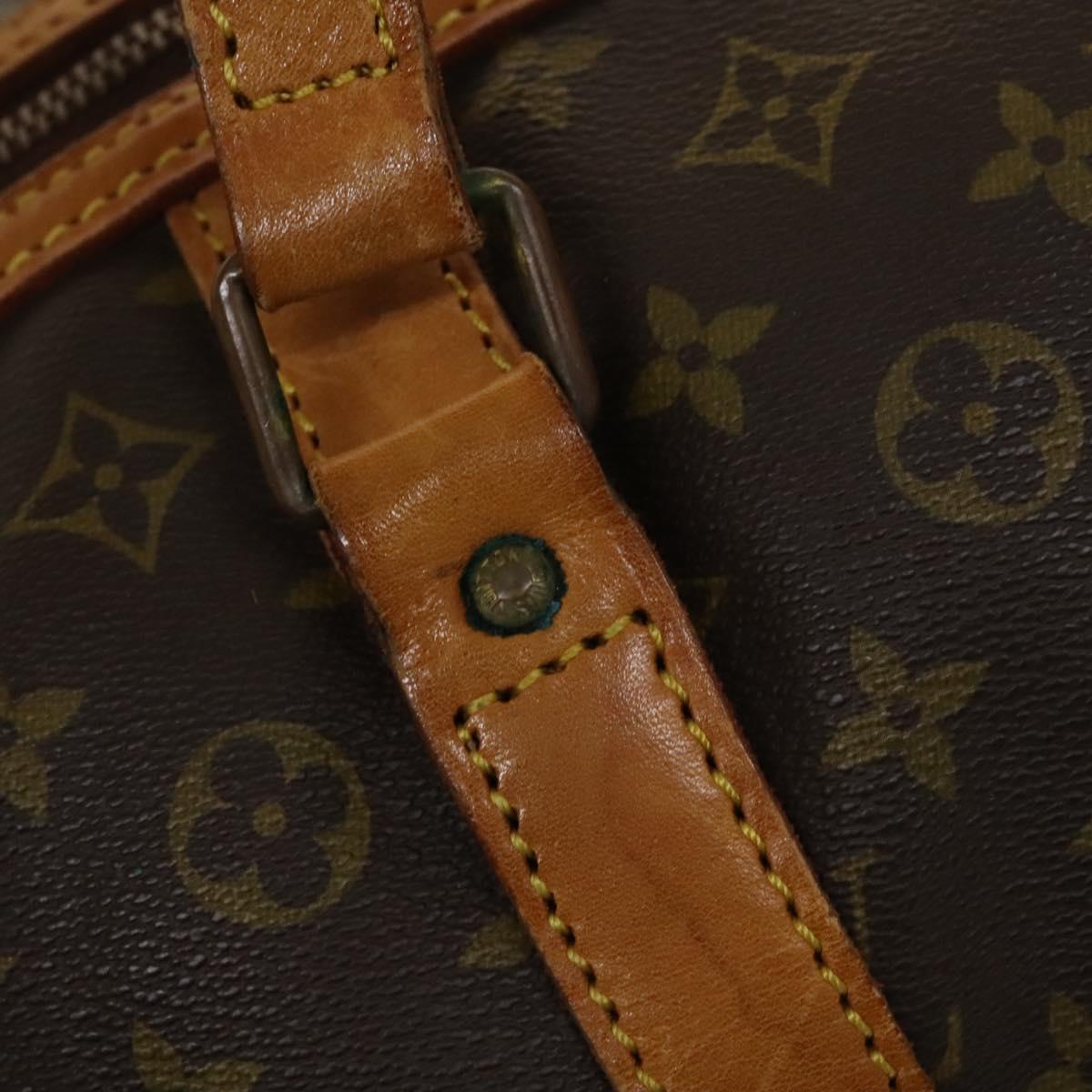 LOUIS VUITTON Monogram Sac Spool 55 Boston Bag M41622 LV Auth gh445