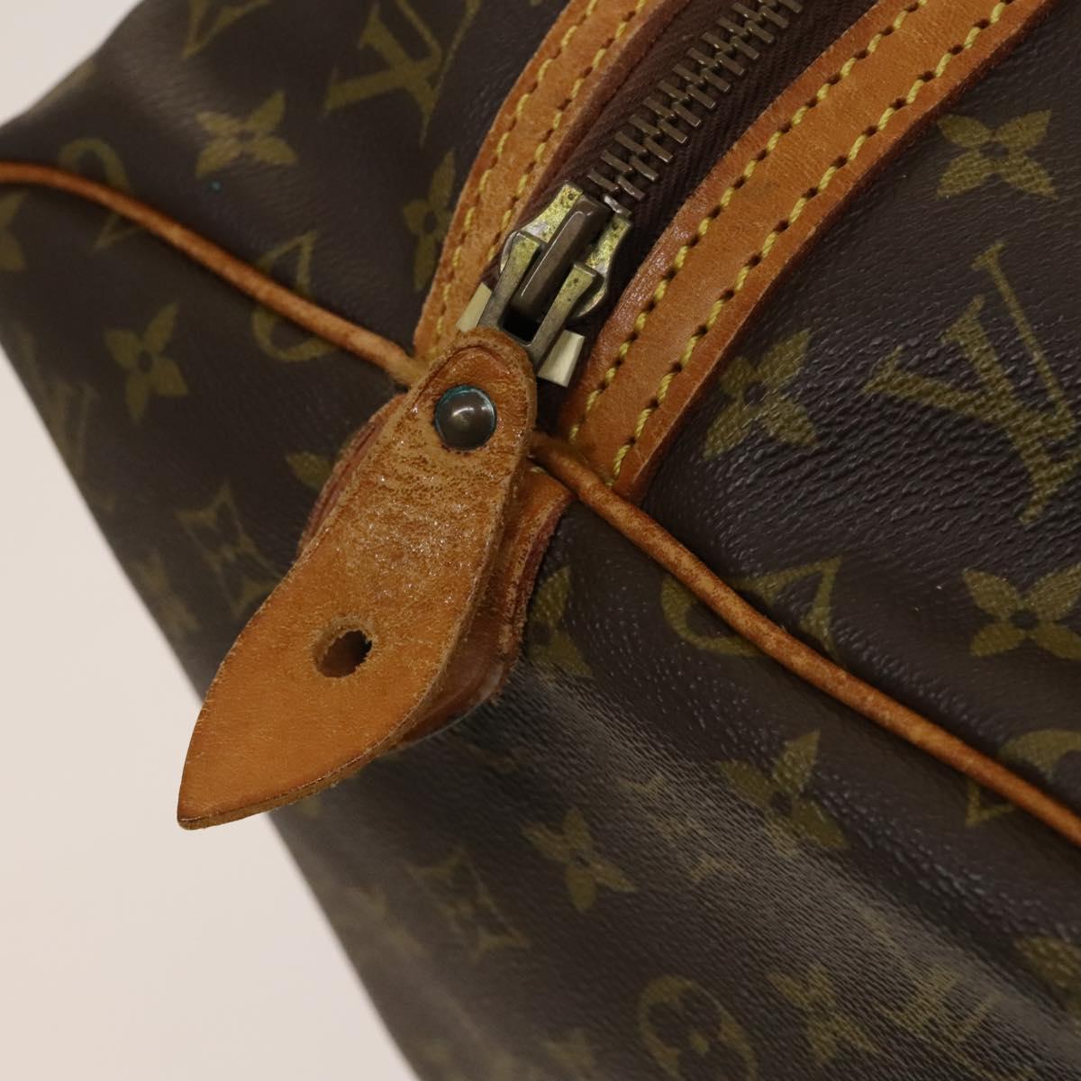 LOUIS VUITTON Monogram Sac Spool 55 Boston Bag M41622 LV Auth gh445
