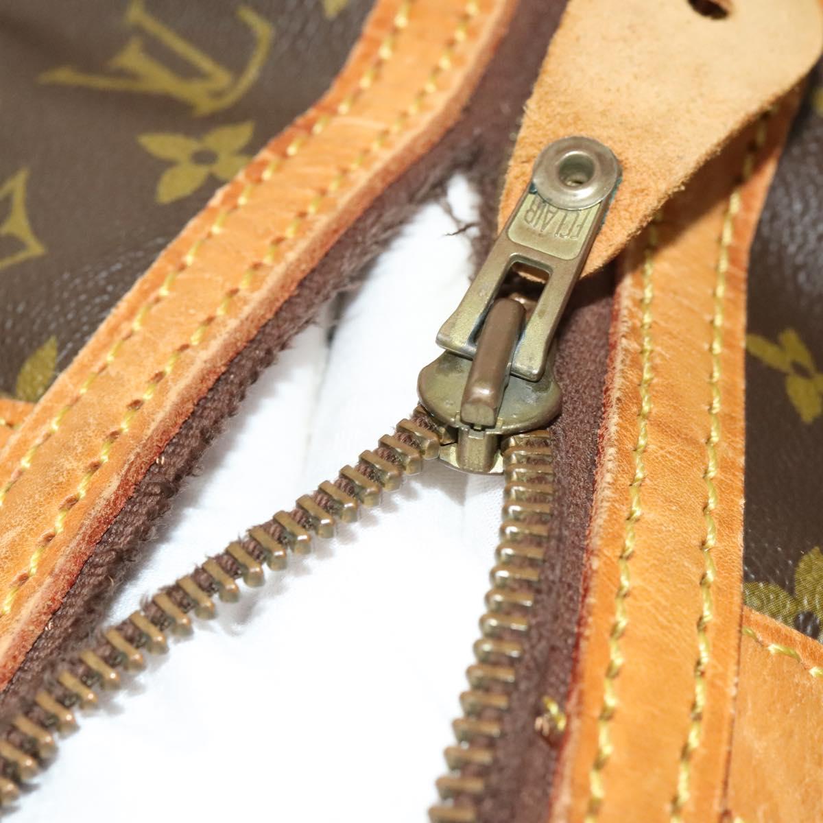 LOUIS VUITTON Monogram Sac Spool 55 Boston Bag M41622 LV Auth gh445