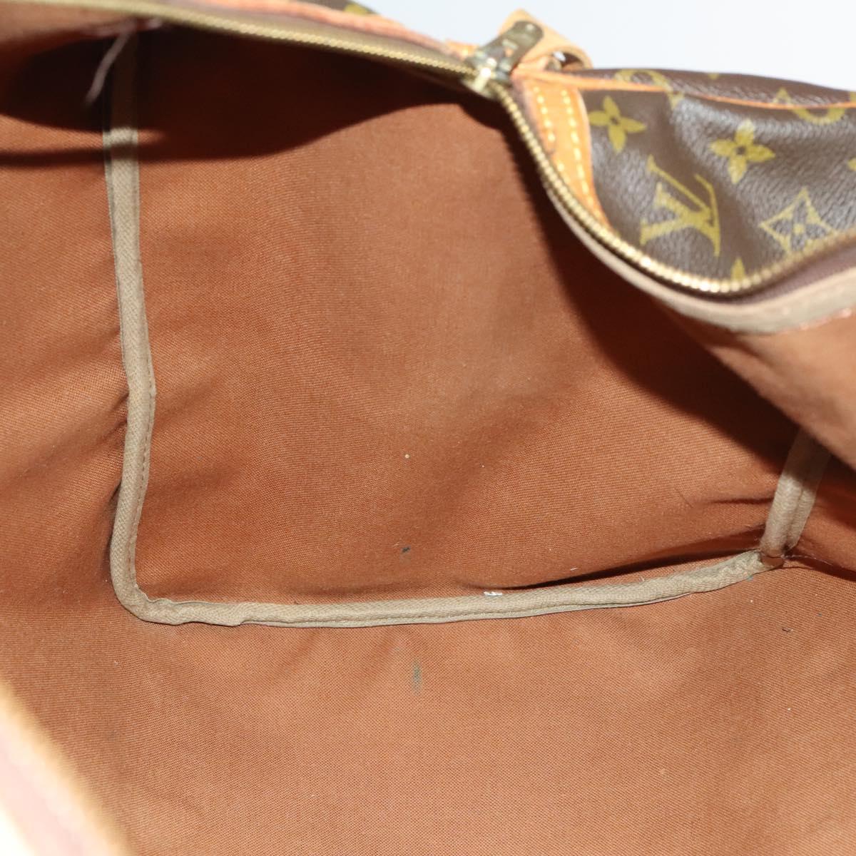 LOUIS VUITTON Monogram Sac Spool 55 Boston Bag M41622 LV Auth gh445