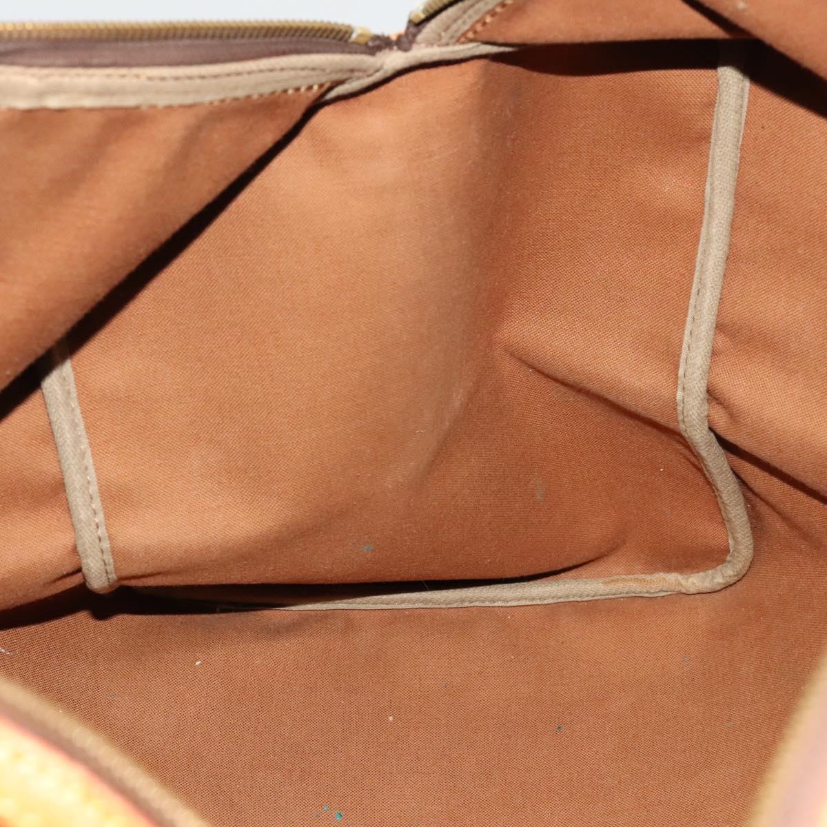 LOUIS VUITTON Monogram Sac Spool 55 Boston Bag M41622 LV Auth gh445
