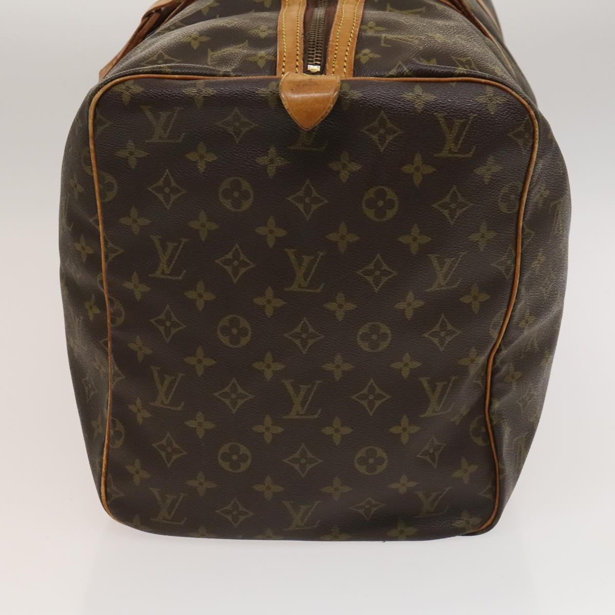 LOUIS VUITTON Monogram Sac Spool 55 Boston Bag M41622 LV Auth gh445