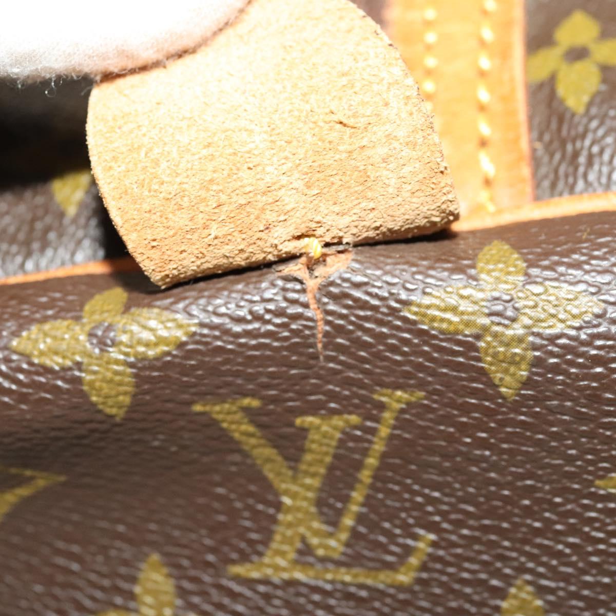 LOUIS VUITTON Monogram Sac Spool 55 Boston Bag M41622 LV Auth gh445