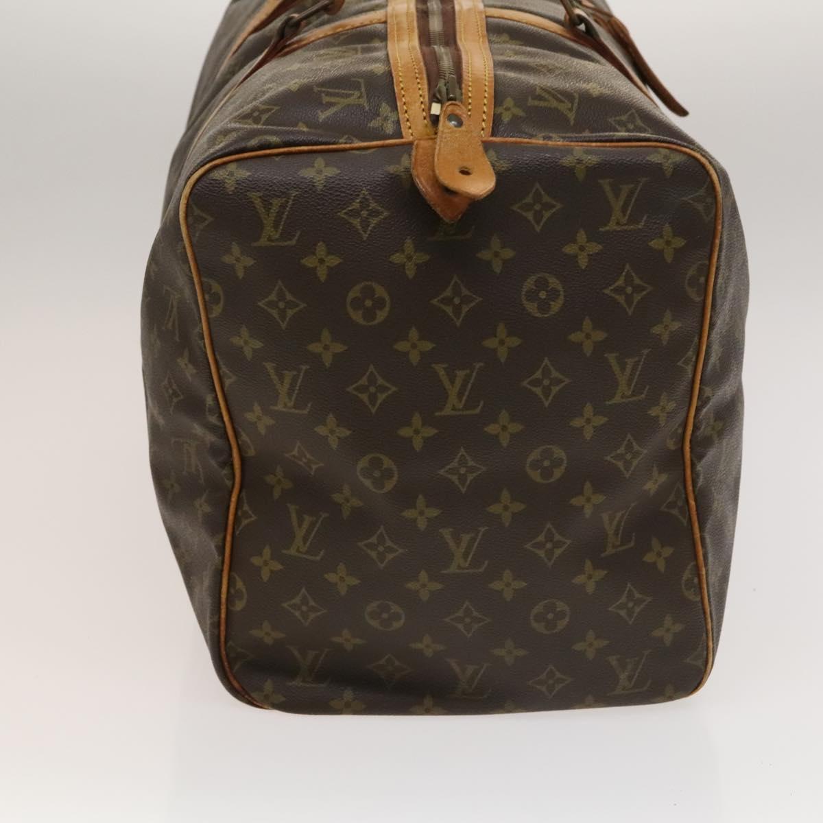 LOUIS VUITTON Monogram Sac Spool 55 Boston Bag M41622 LV Auth gh445