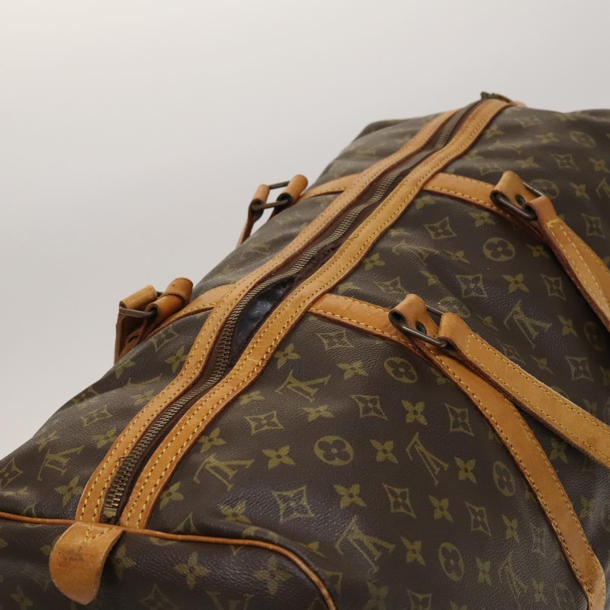 LOUIS VUITTON Monogram Sac Spool 55 Boston Bag M41622 LV Auth gh445