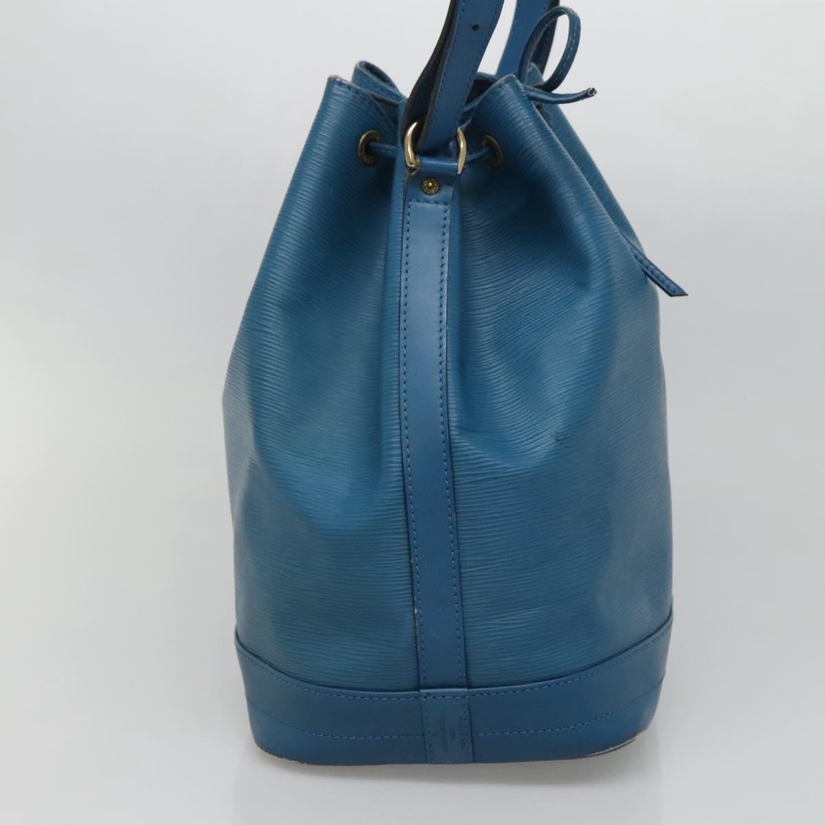 LOUIS VUITTON Epi Noe Shoulder Bag Toledo Blue M44005 LV Auth gh458