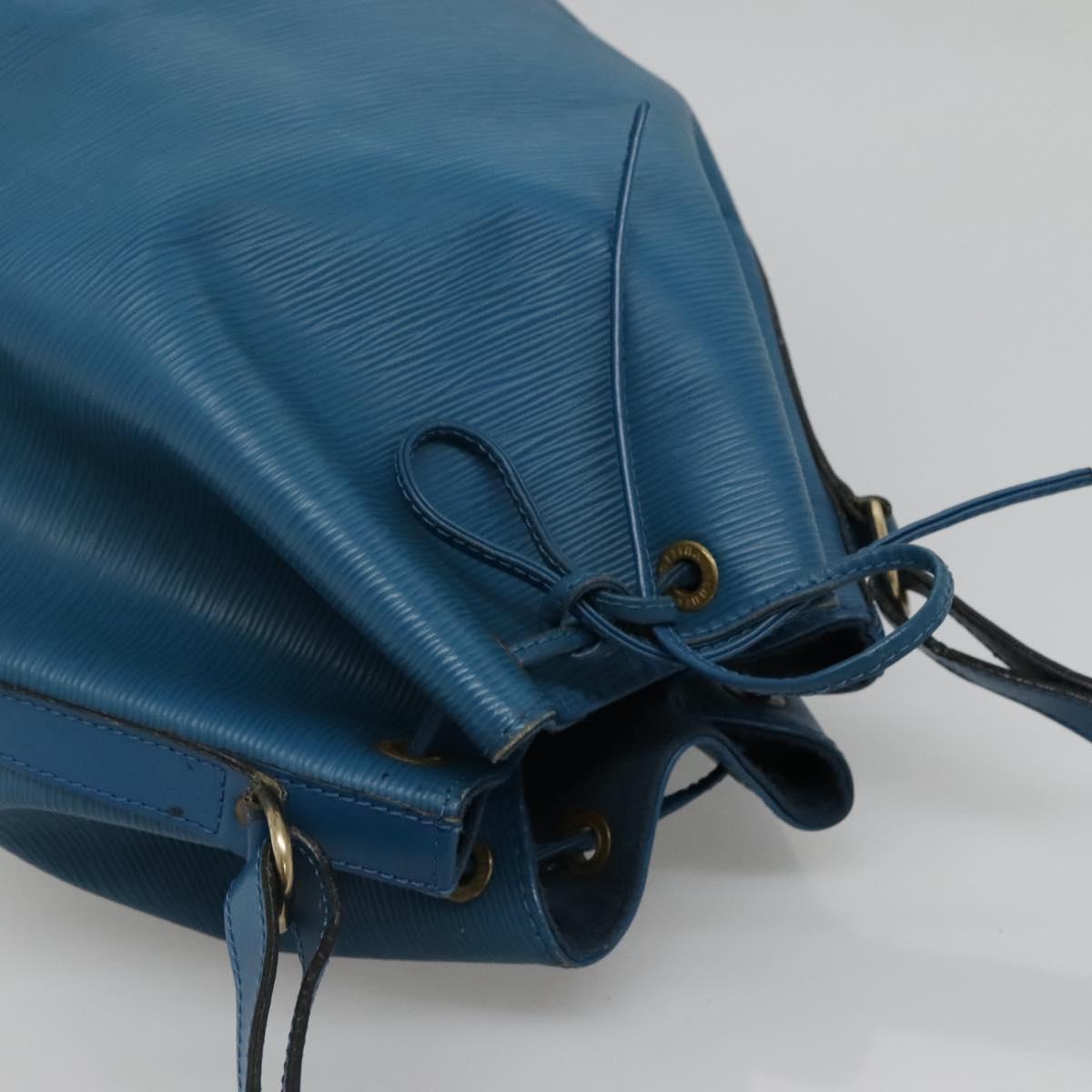 LOUIS VUITTON Epi Noe Shoulder Bag Toledo Blue M44005 LV Auth gh458
