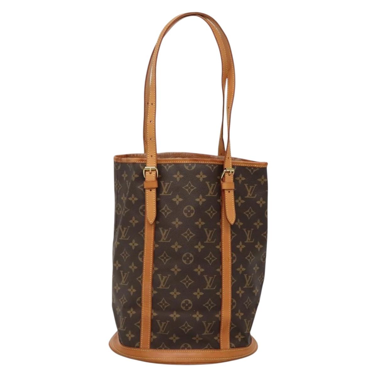 LOUIS VUITTON Monogram Bucket GM Shoulder Bag M42236 LV Auth gh479