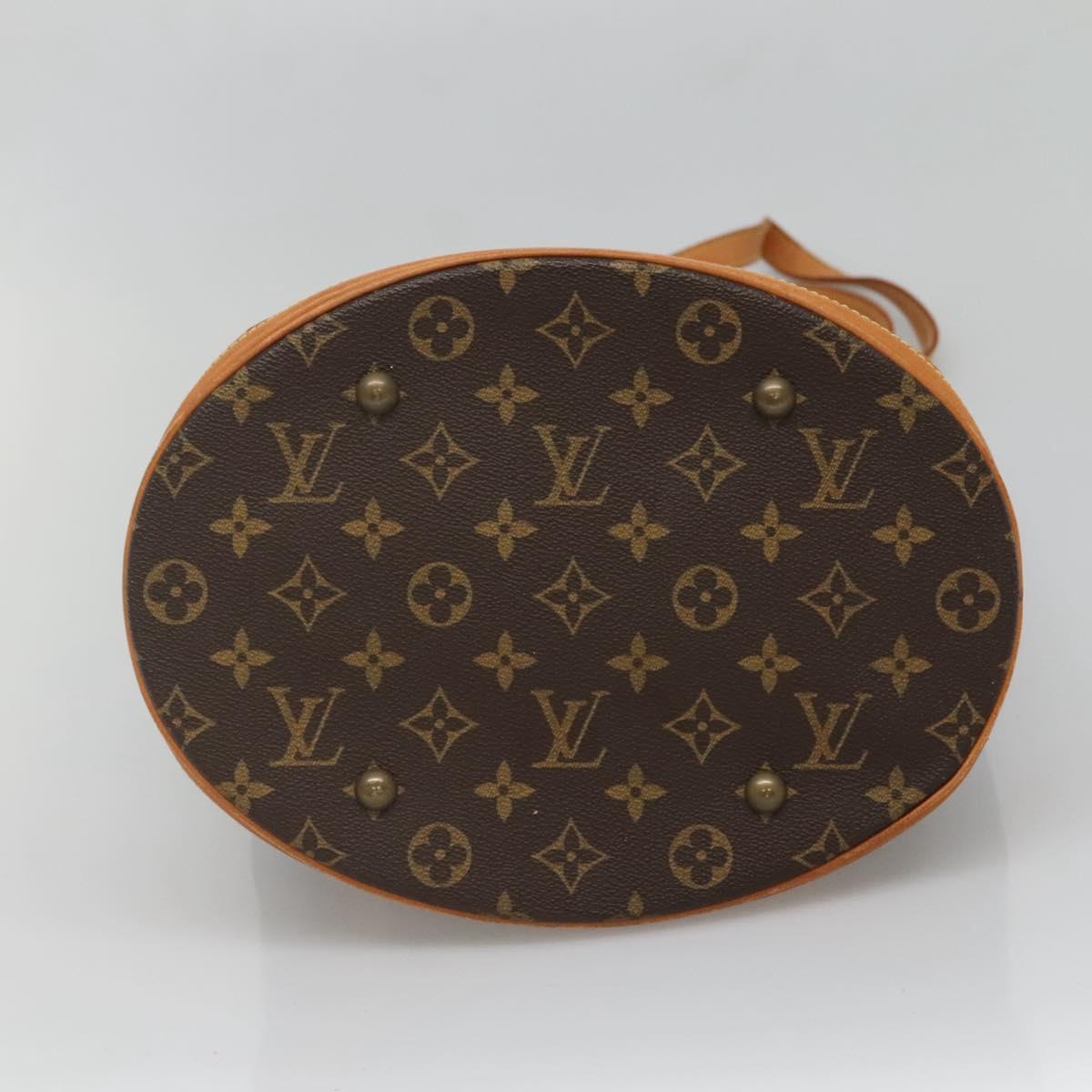 LOUIS VUITTON Monogram Bucket GM Shoulder Bag M42236 LV Auth gh479