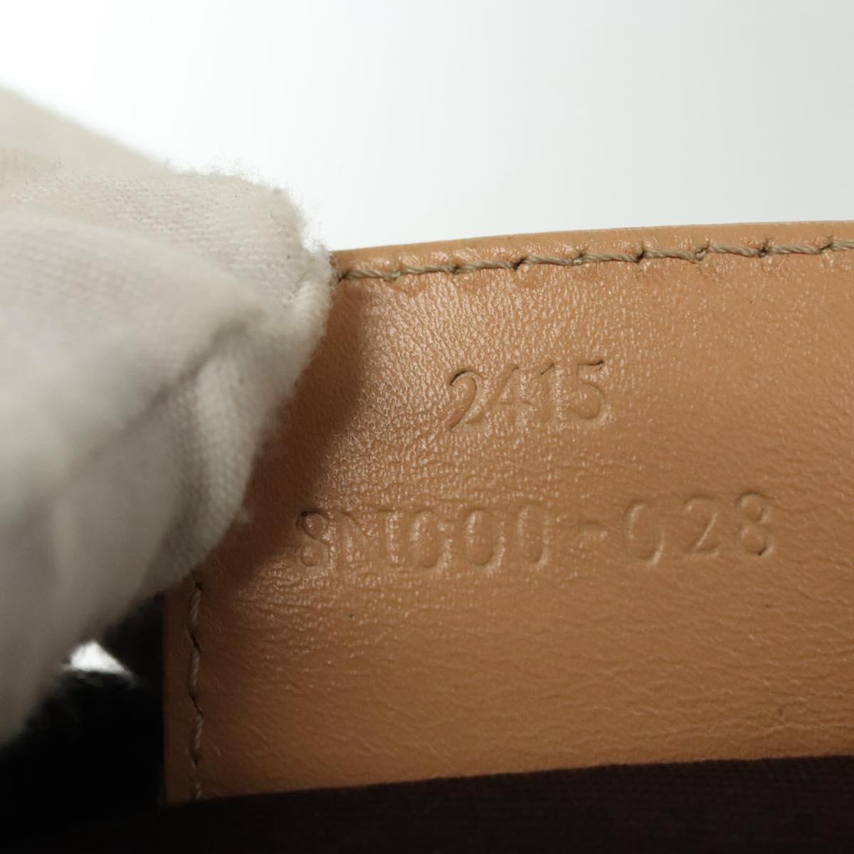 FENDI Zucchino Canvas Hand Bag Beige Auth gh513