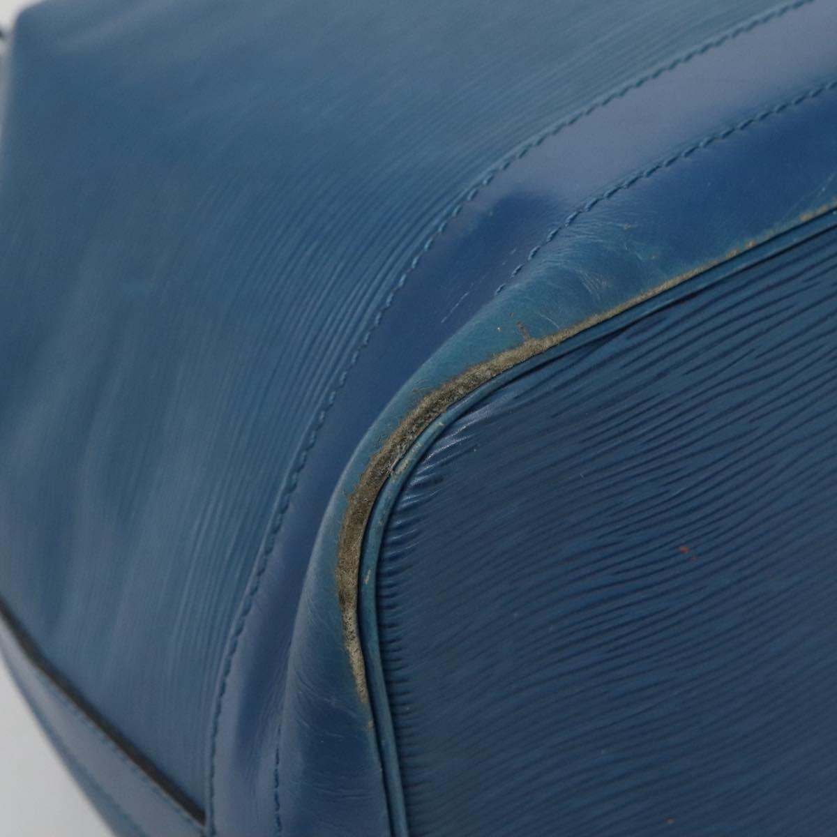 LOUIS VUITTON Epi Noe Shoulder Bag Toledo Blue M44005 LV Auth gh528