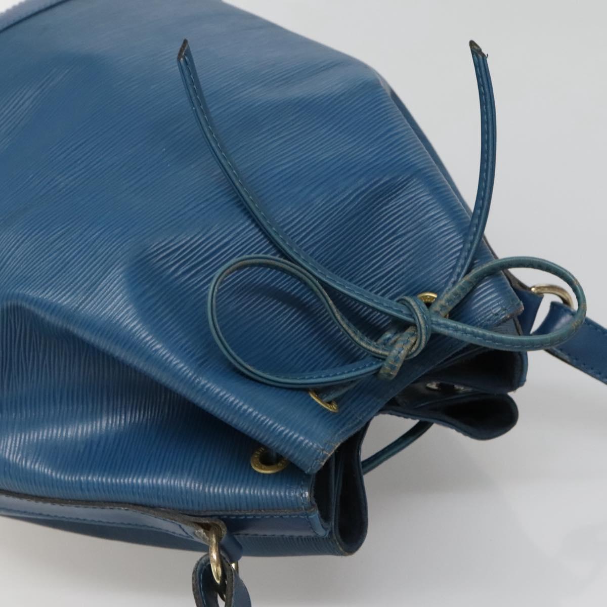 LOUIS VUITTON Epi Noe Shoulder Bag Toledo Blue M44005 LV Auth gh528