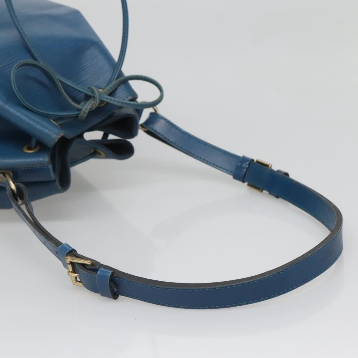 LOUIS VUITTON Epi Noe Shoulder Bag Toledo Blue M44005 LV Auth gh528