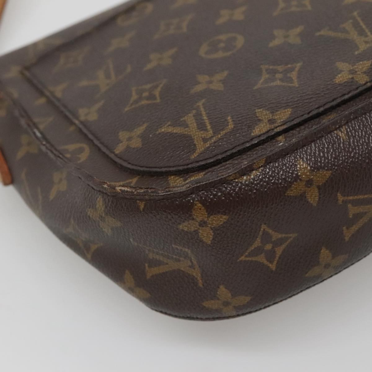 LOUIS VUITTON Monogram Saint Cloud GM Shoulder Bag M51242 LV Auth gh551