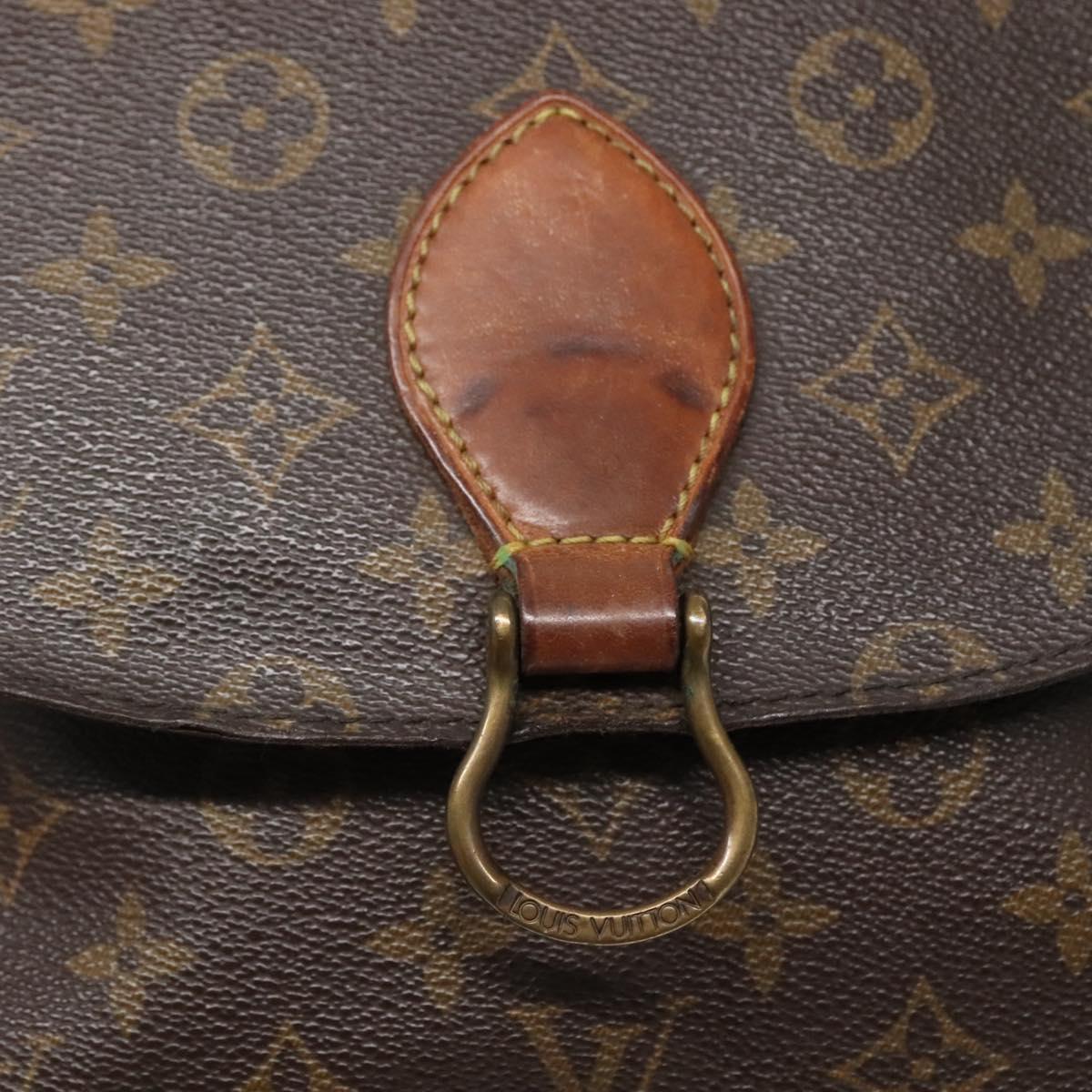 LOUIS VUITTON Monogram Saint Cloud GM Shoulder Bag M51242 LV Auth gh551