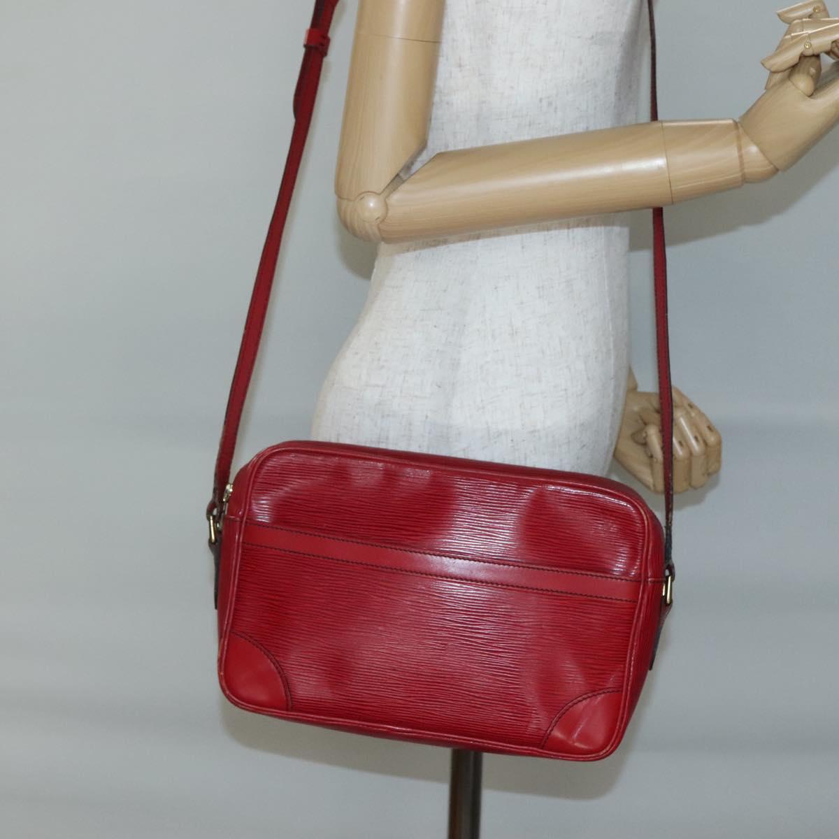 LOUIS VUITTON Epi Trocadero 27 Shoulder Bag Red M52317 LV Auth gh568