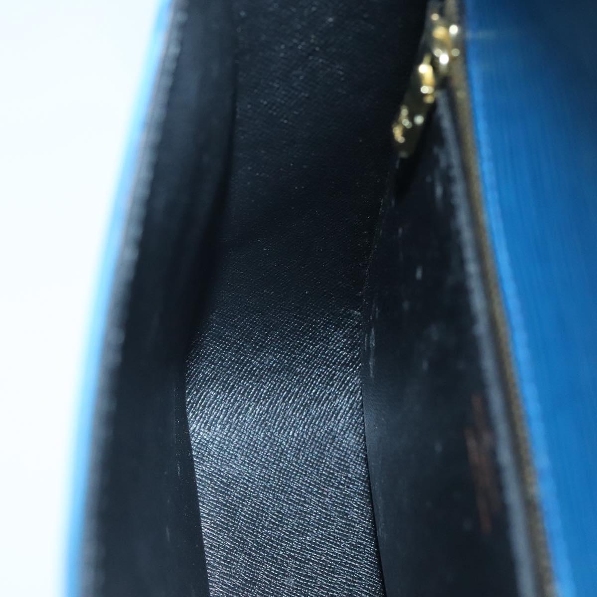 LOUIS VUITTON Epi Saint Cloud GM Shoulder Bag Toledo Blue M52195 LV Auth gh570