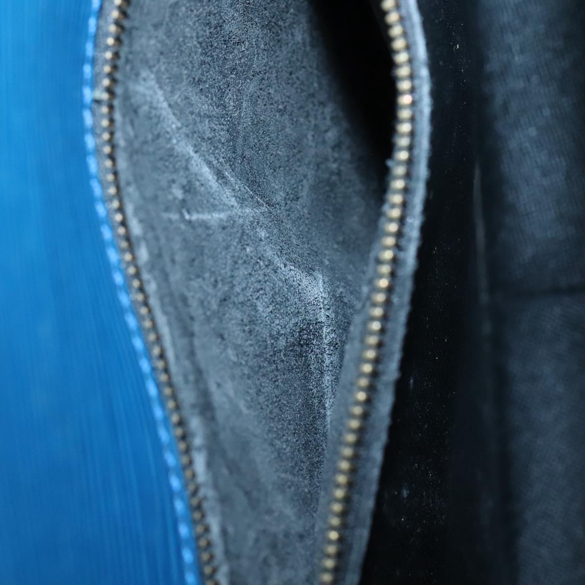 LOUIS VUITTON Epi Saint Cloud GM Shoulder Bag Toledo Blue M52195 LV Auth gh570