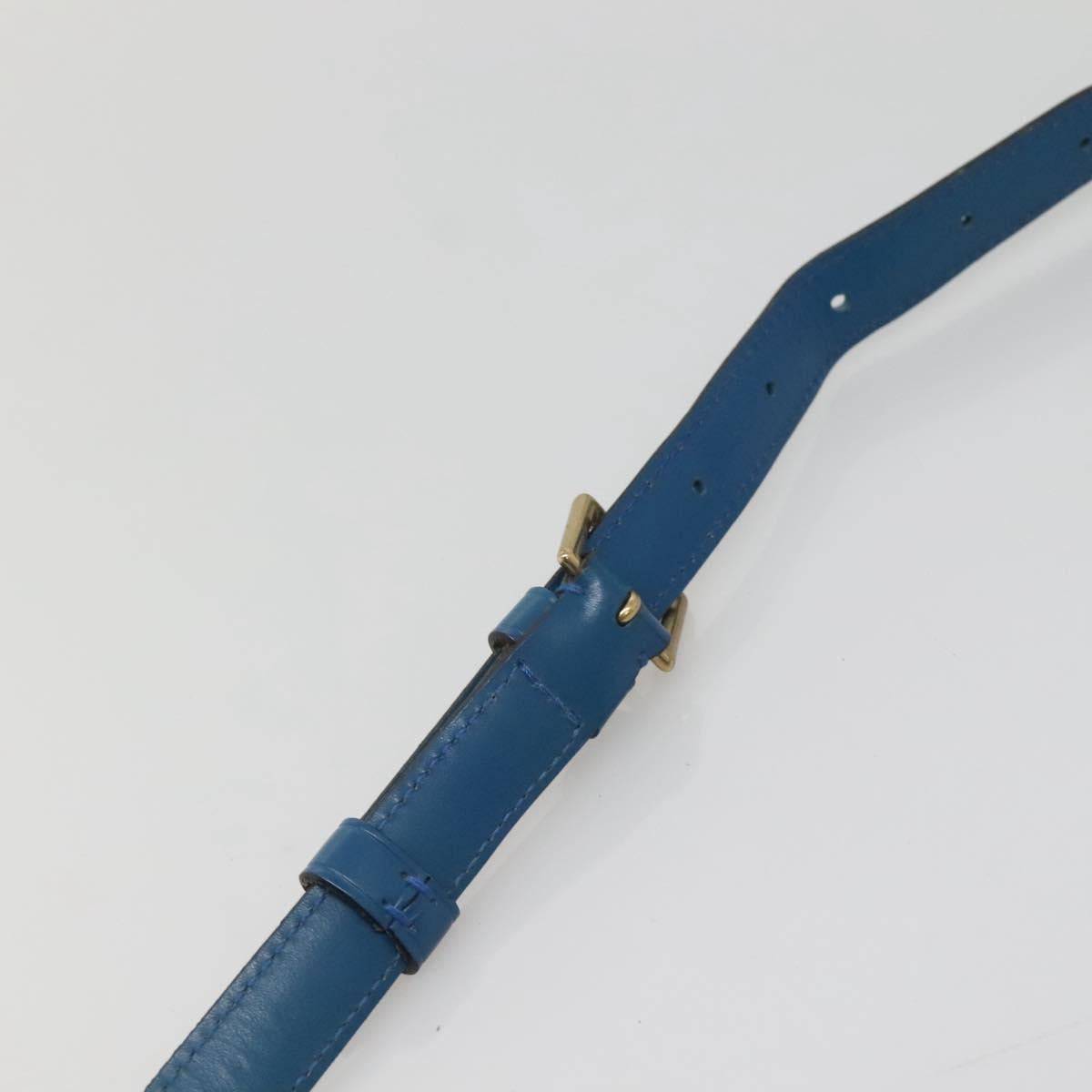 LOUIS VUITTON Epi Saint Cloud GM Shoulder Bag Toledo Blue M52195 LV Auth gh570