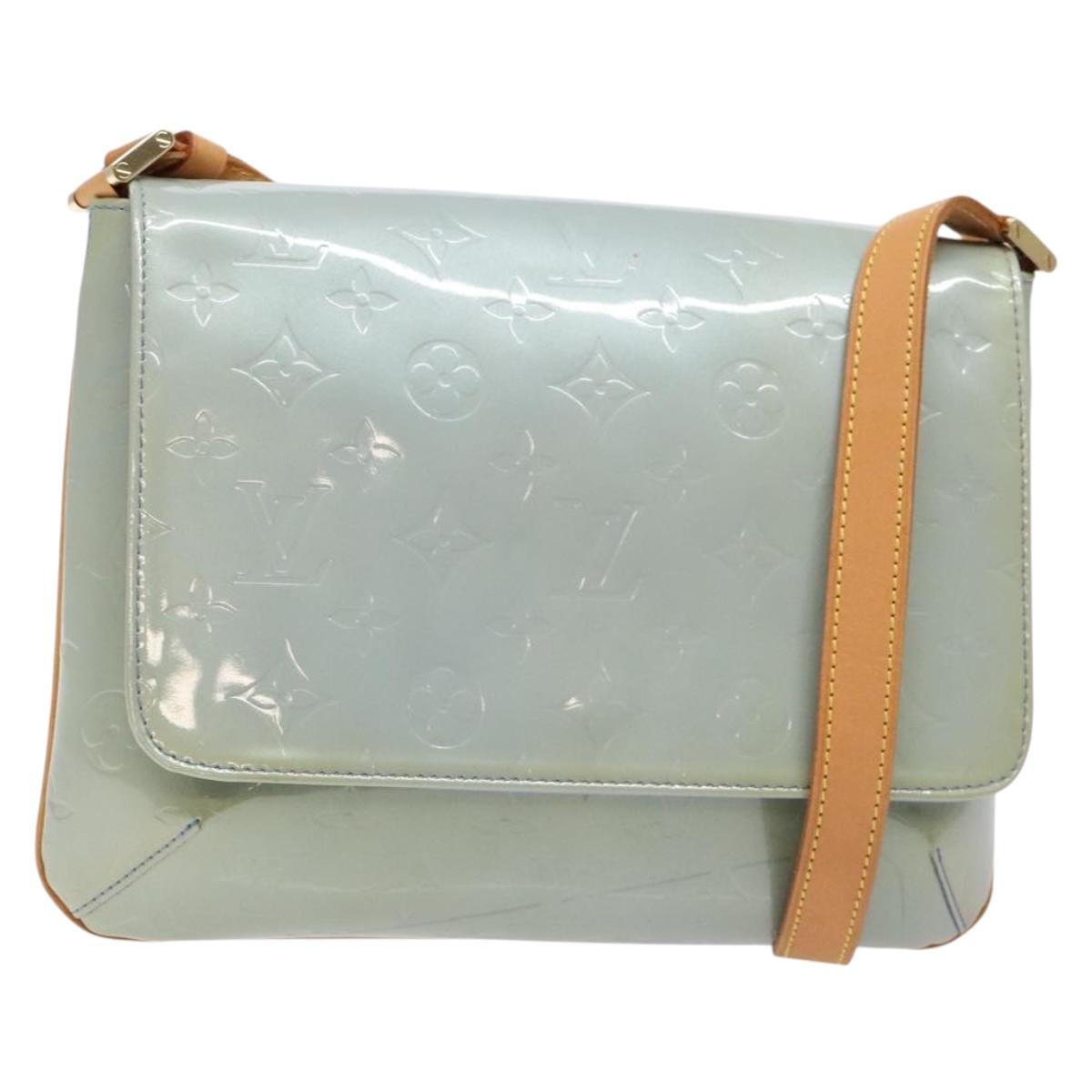 LOUIS VUITTON Monogram Vernis Thompson Street Bag Lavande M91009 LV Auth gh572