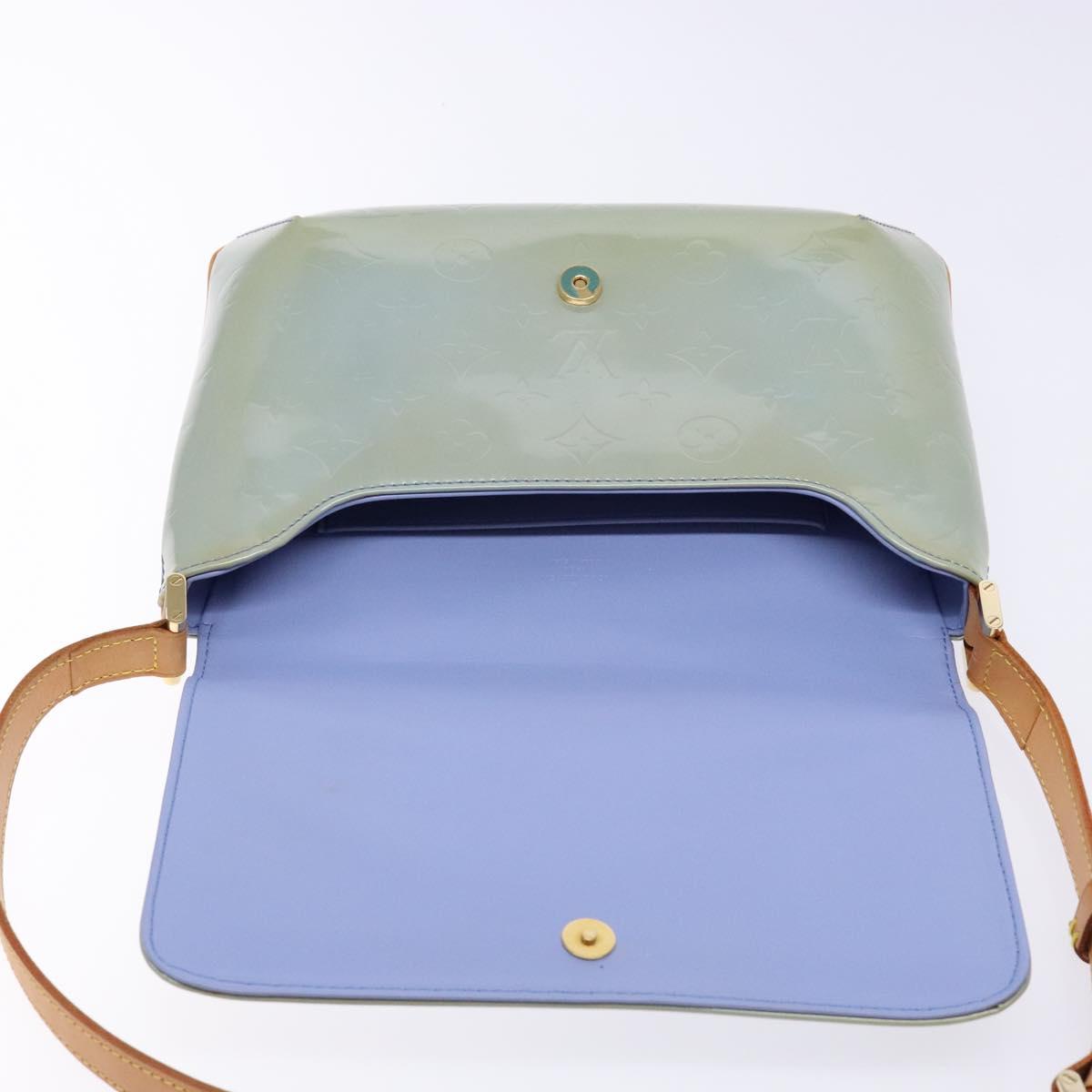 LOUIS VUITTON Monogram Vernis Thompson Street Bag Lavande M91009 LV Auth gh572