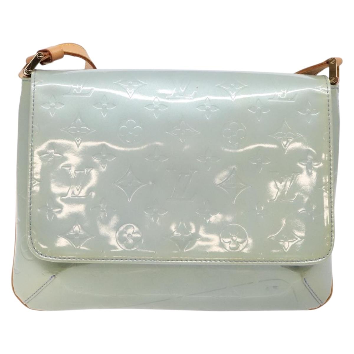 LOUIS VUITTON Monogram Vernis Thompson Street Bag Lavande M91009 LV Auth gh572