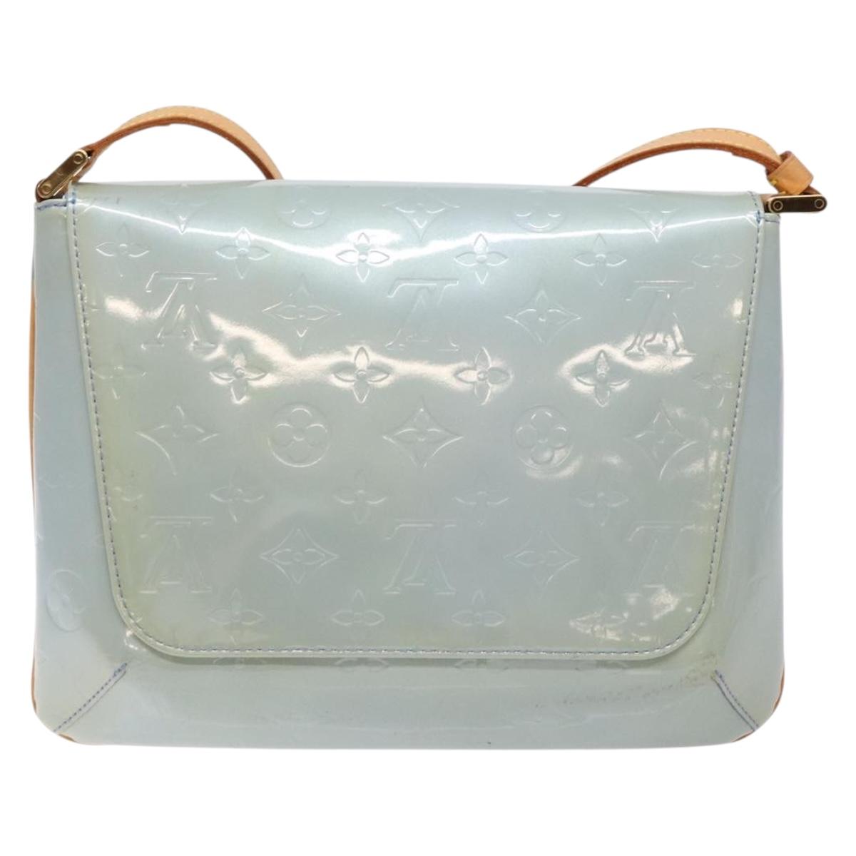LOUIS VUITTON Monogram Vernis Thompson Street Bag Lavande M91009 LV Auth gh572