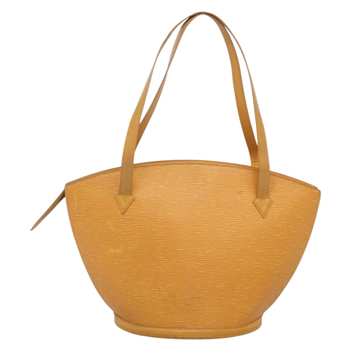 LOUIS VUITTON Epi Saint Jacques Shopping Shoulder Bag Yellow M52269 Auth gh575