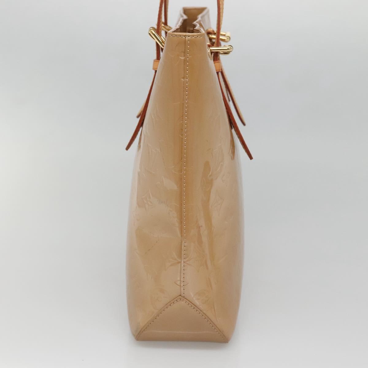 LOUIS VUITTON Monogram Vernis Brentwood Shoulder Bag Noisette M91511 Auth gh577