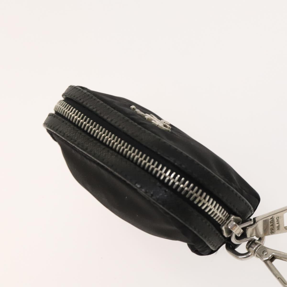 PRADA Pouch Nylon 3Set Black Pink Auth gh587