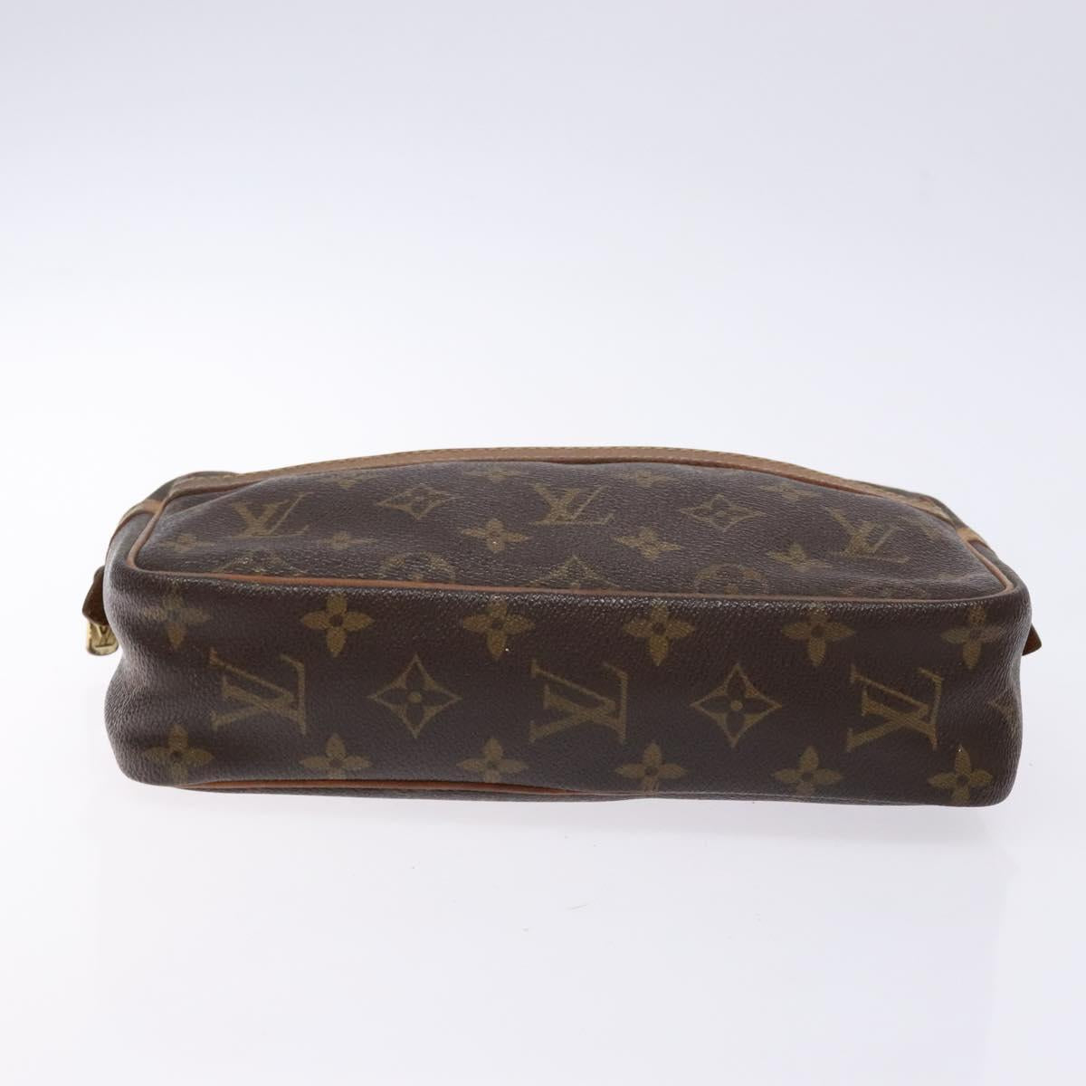 LOUIS VUITTON Monogram Compiegne 23 Clutch Bag M51847 LV Auth gh593